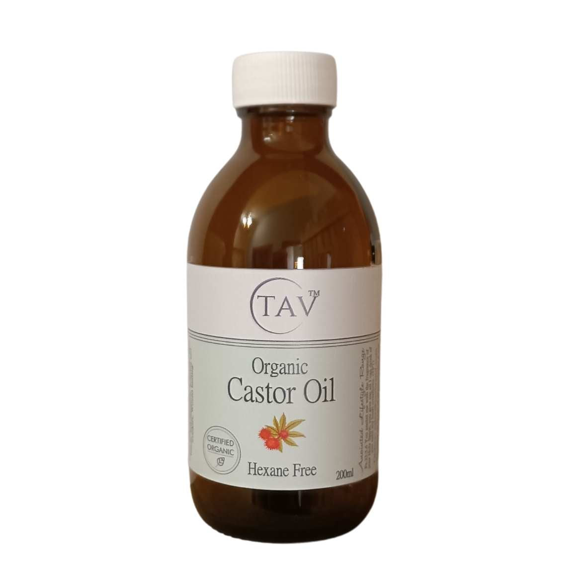 Castor Oil - Organic, Hexane Free, Cold Pressed