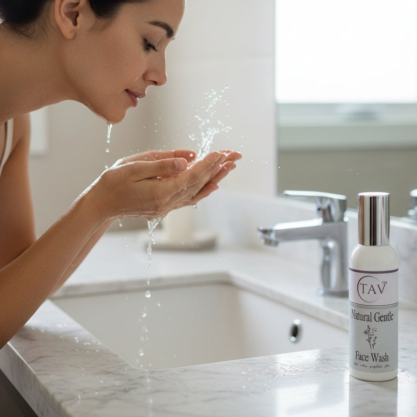 Gentle face wash for sensitivie skins