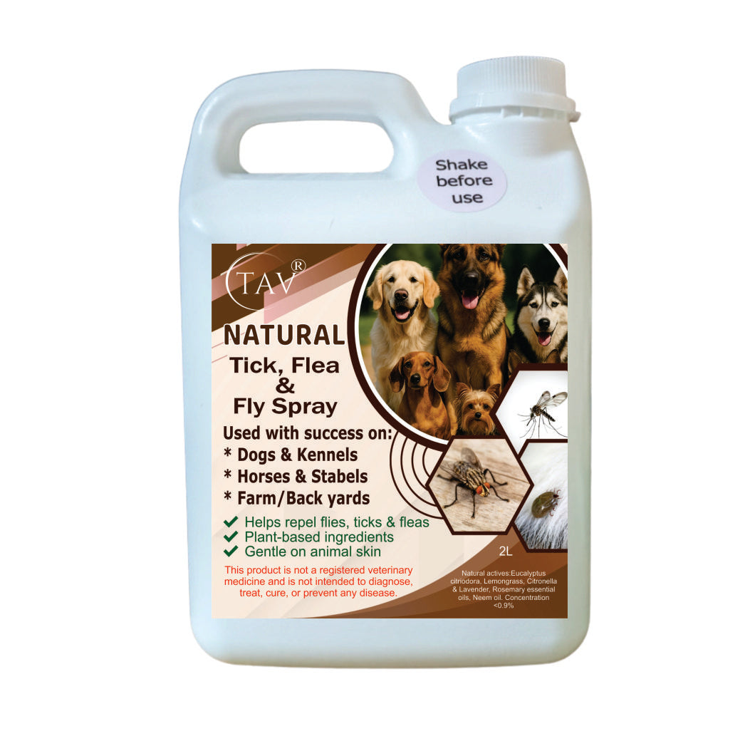 Dog Tick, Flea and Fly spray