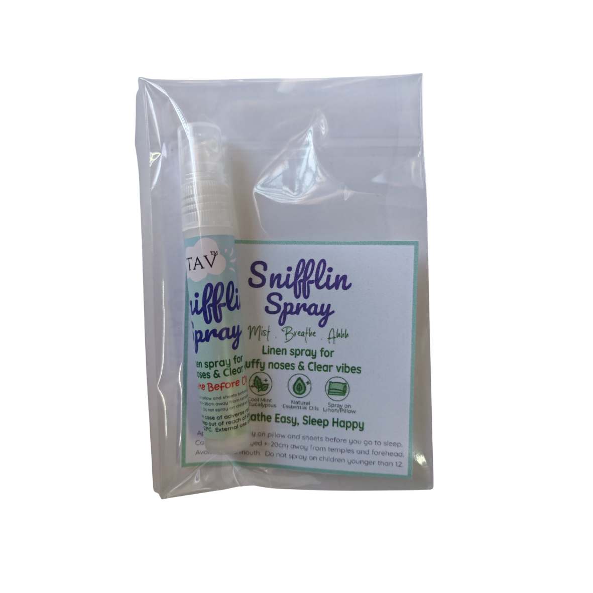 Snifflin Snore/Sinus linen spray
