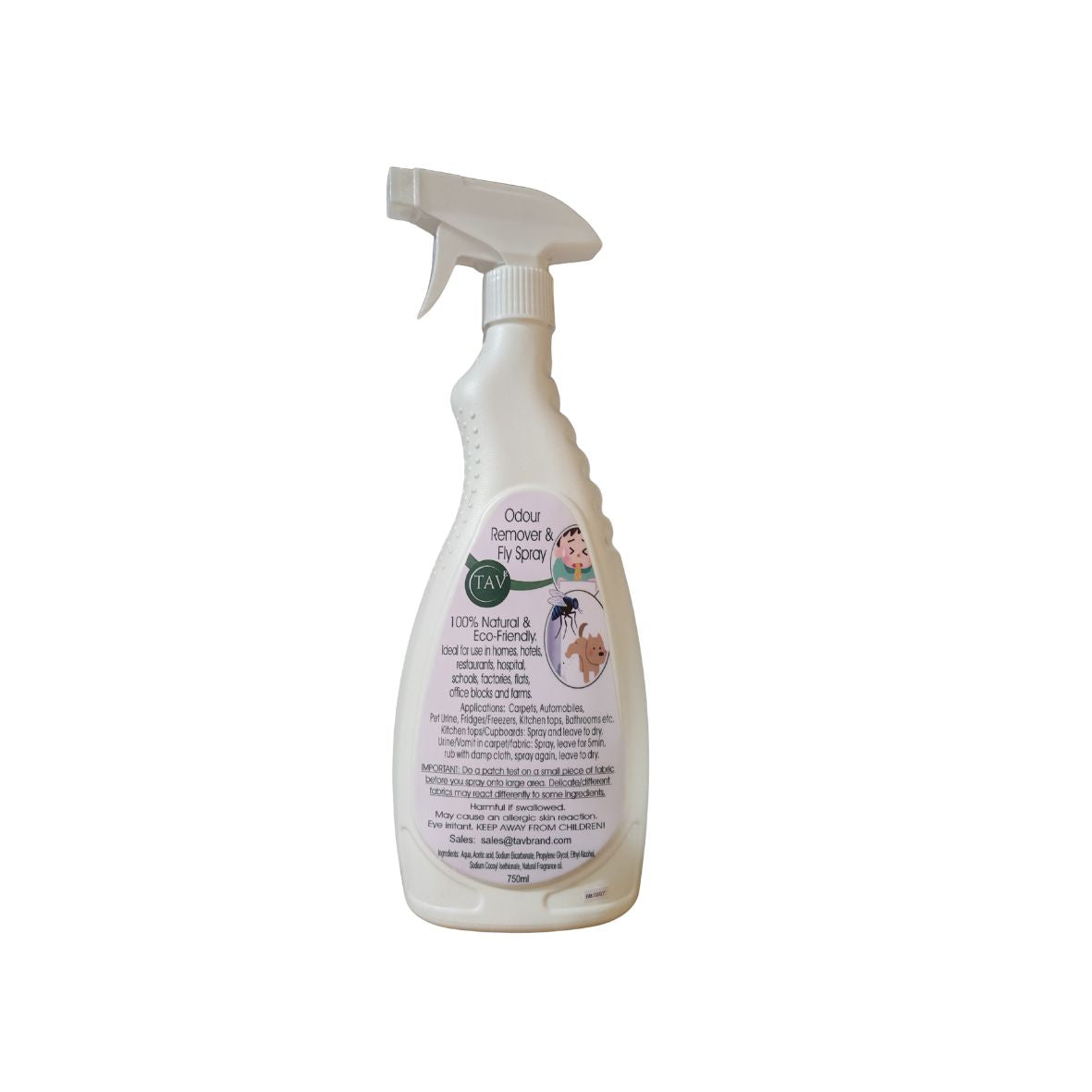 Natural odour remover spray - 750ml